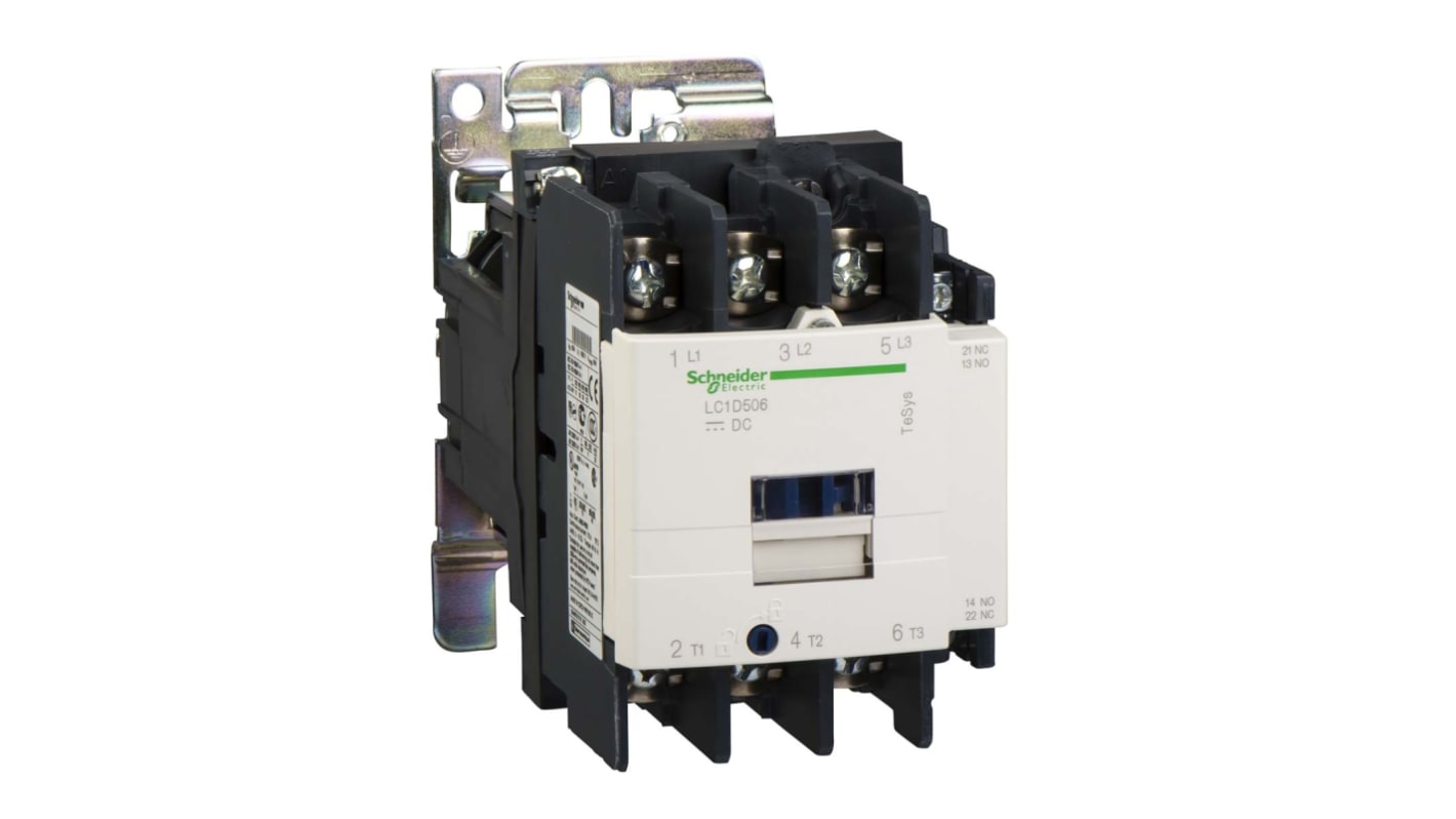 Stycznik 72 V DC Schneider Electric styki: 3 30 kW 50 A 3NO LC1D506SWS207