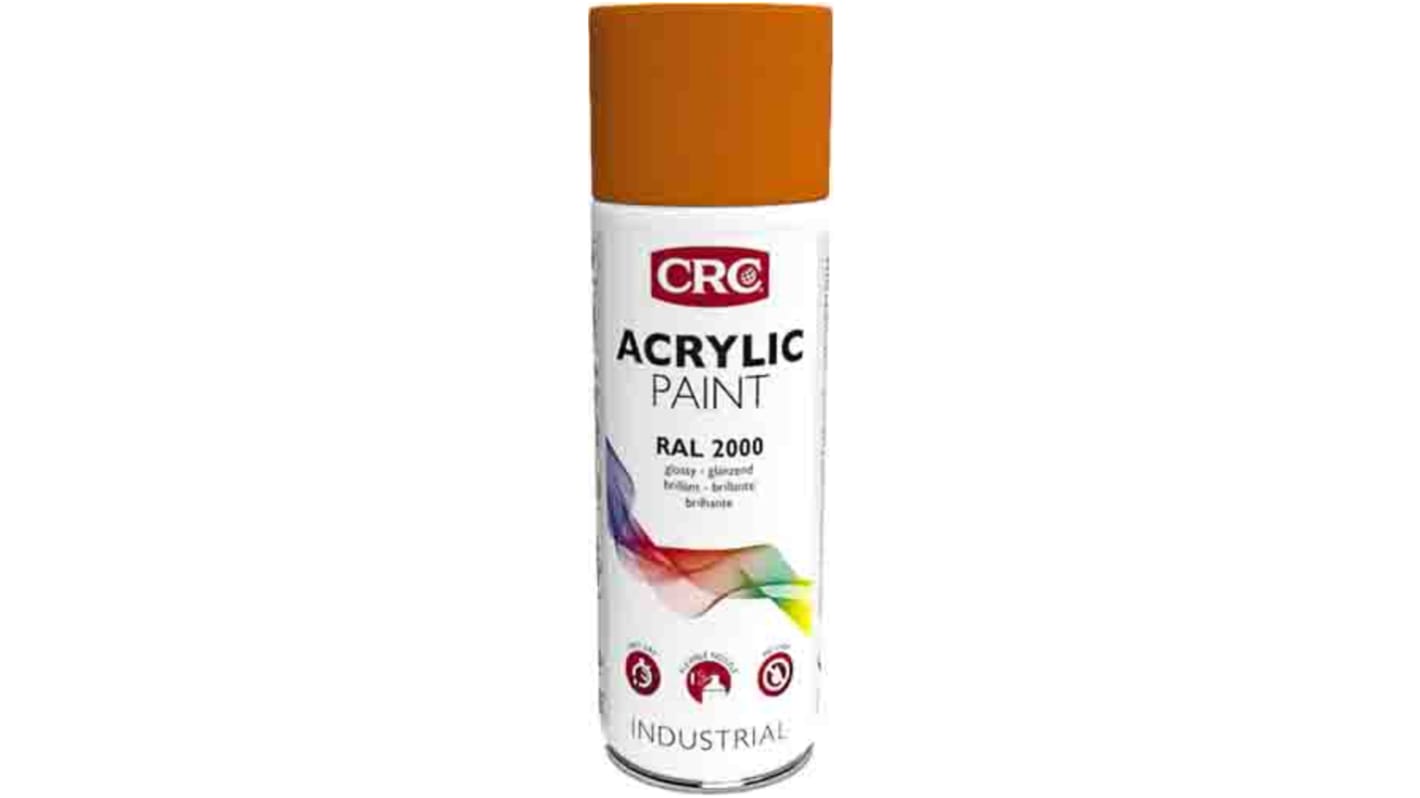 CRC 400ml RAL 2000 Orange Gloss Spray Paint