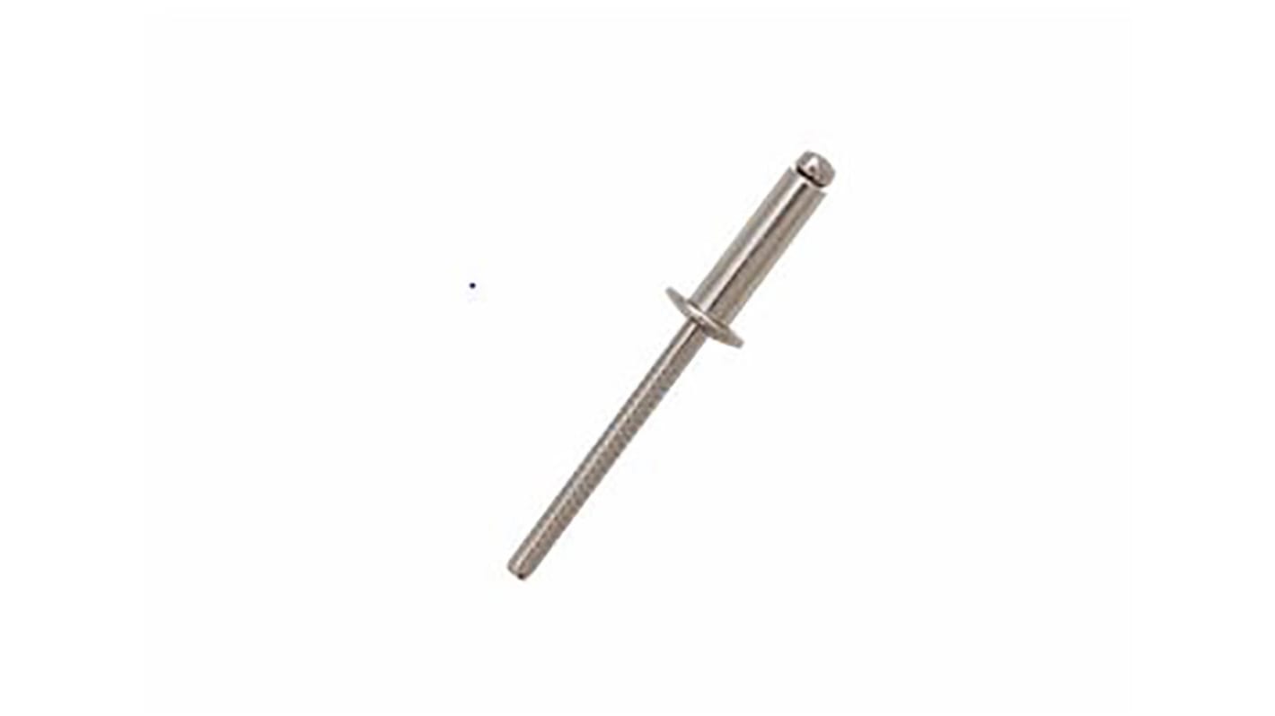 Nýt, délka nýtu: 12mm, Šedá, Prostý Nerezová ocel Slepý, průměr nýtu: 4.8mm