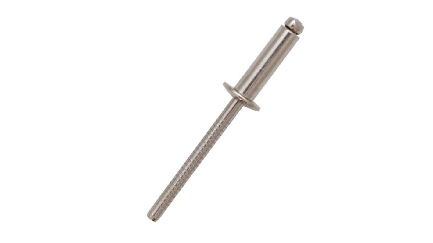 RS PRO Stainless Steel Blind Rivet, 4.8mm