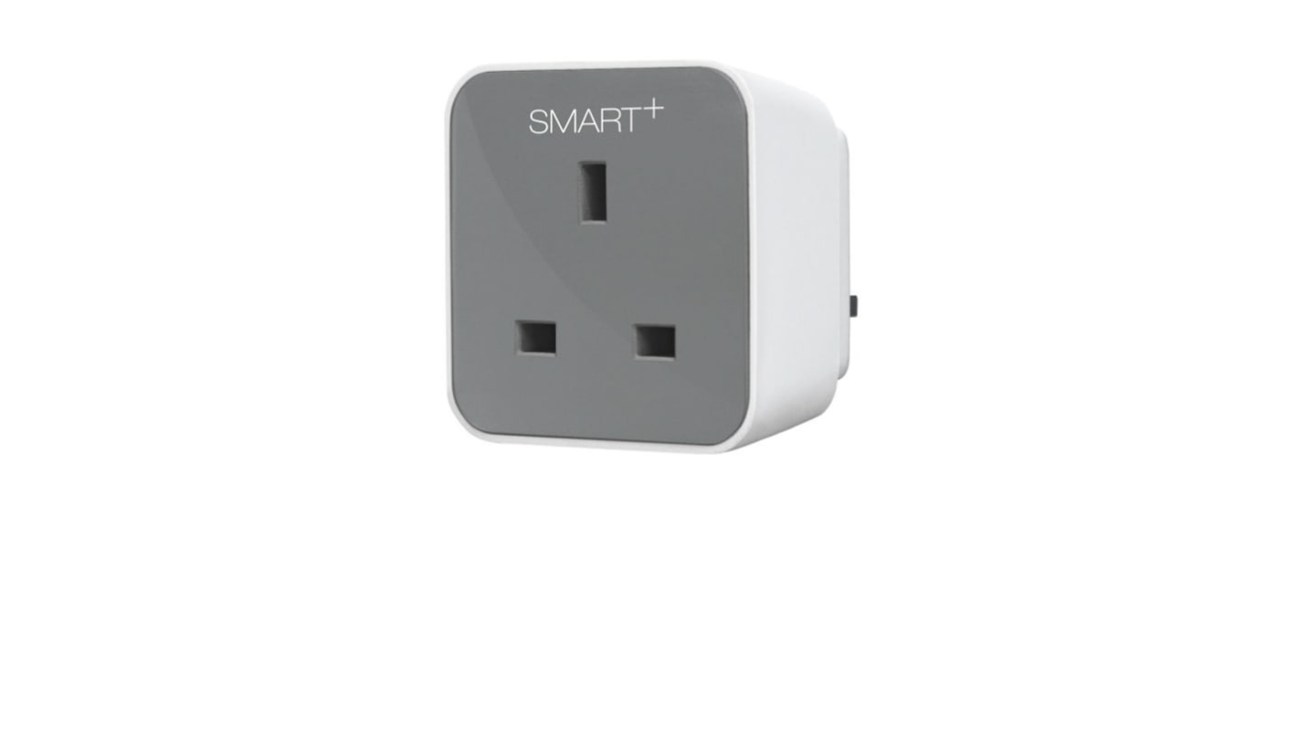 LEDVANCE White 1 Gang Plug Socket, 1 Pole, 13A, Indoor Use