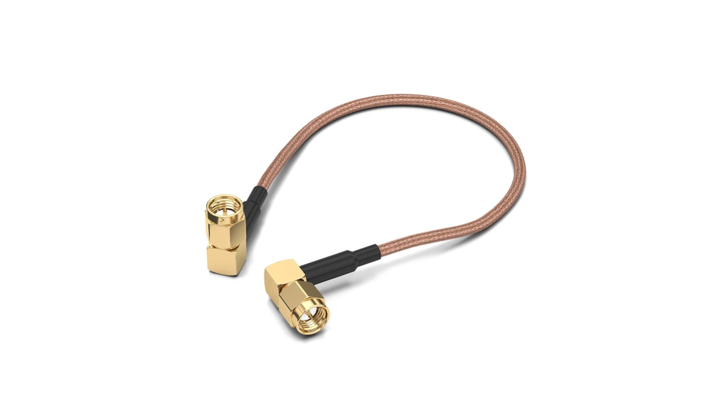 Wurth Elektronik WR-CXASY Series Male SMA to Male SMA, 304.8mm, RG316/U Coaxial, Terminated50 Ω