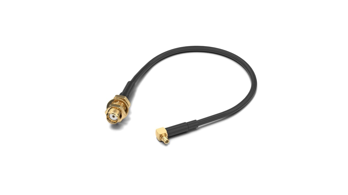 Wurth Elektronik WR-CXASY Series Female SMA to Male MMCX, 152.4mm, RG174/U Coaxial, Terminated50 Ω