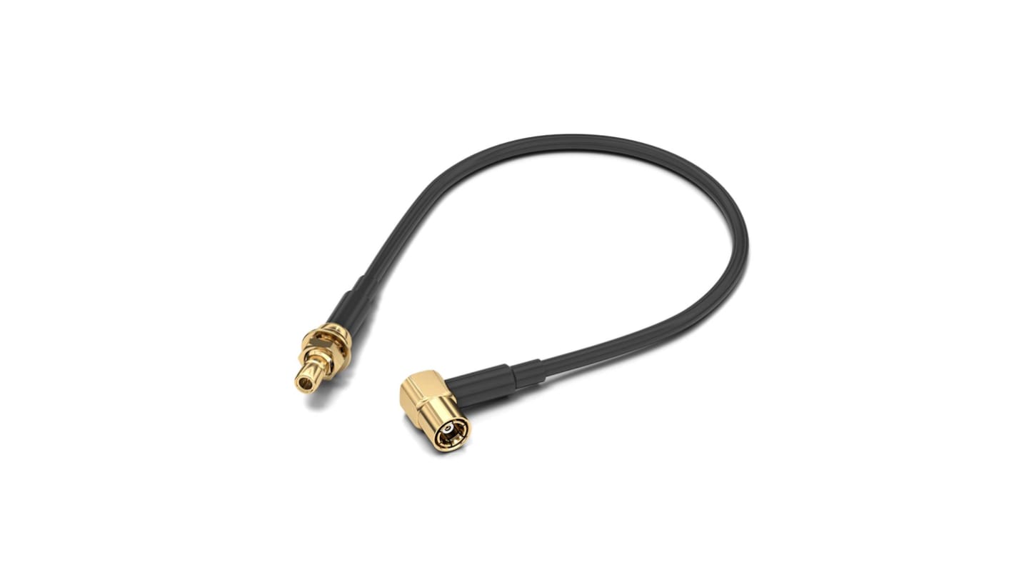 Wurth Elektronik WR-CXASY Series Male SMB to Female SMB, 152.4mm, RG174/U Coaxial, Terminated50 Ω