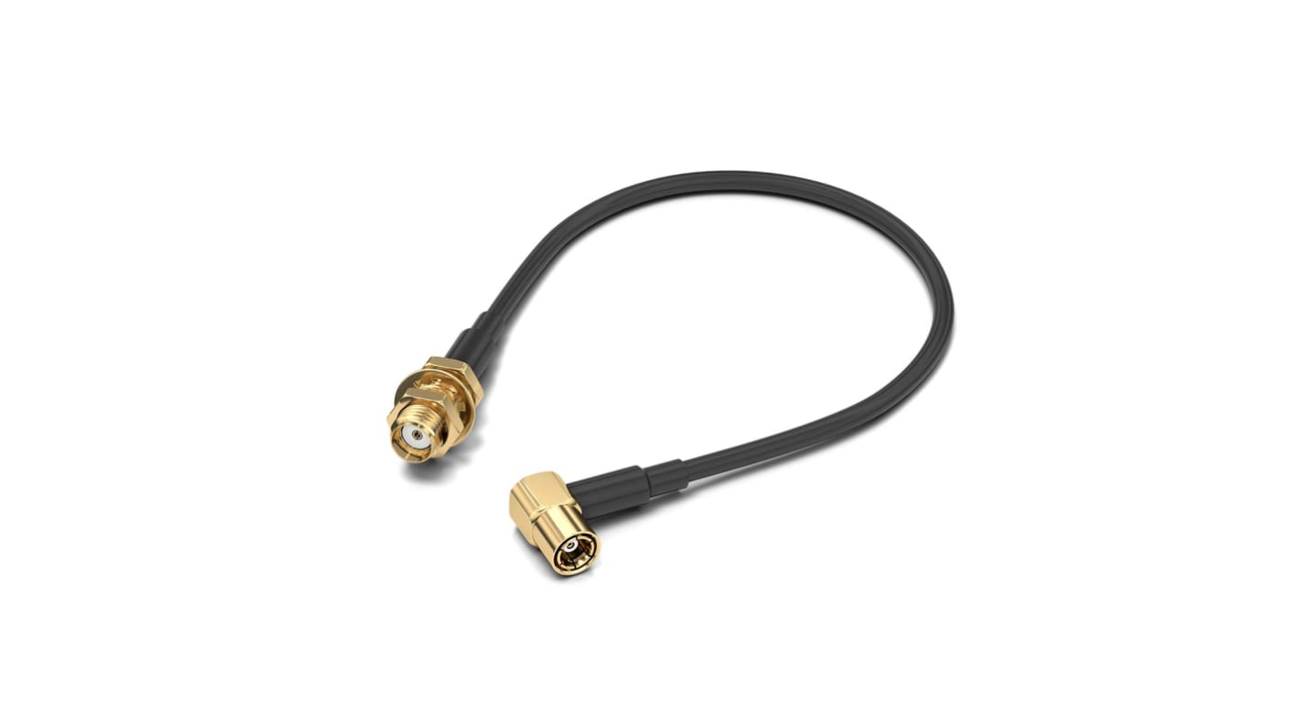 Wurth Elektronik WR-CXASY Series Female SMA to Male SMB, 152.4mm, RG174/U Coaxial, Terminated50 Ω