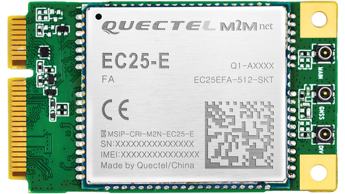 Quectel EC25EFA-MINIPCIE Module B1/B3/B5/B7/B8/B20 B38/B40/B41MHz