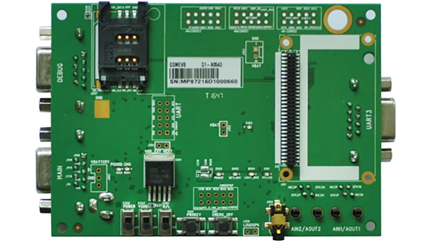 Strumento di sviluppo comunicazione e wireless Quectel GSM EVB KIT, 850, 900, 1800, 1900MHz GNSS