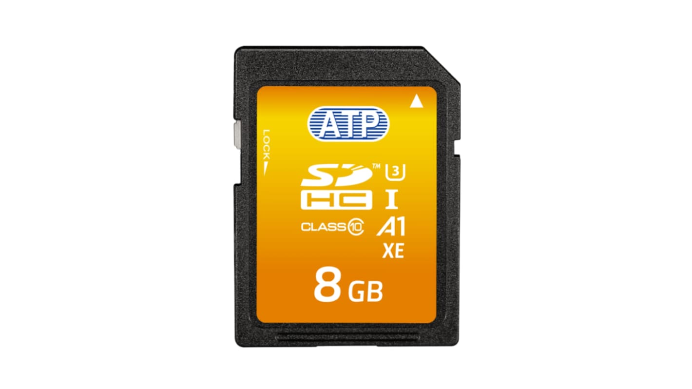 ATP S700Sc SDHC SD-Karte 8 GB Class 10, U3, UHS-I Industrieausführung, SLC