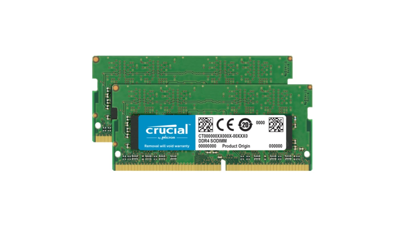 Scheda RAM Crucial 64 GB No, 3200MHz