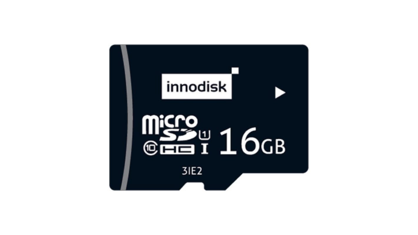 InnoDisk 16 GB Industrial MicroSDHC Micro SD Card, Class 10, U1, UHS-I