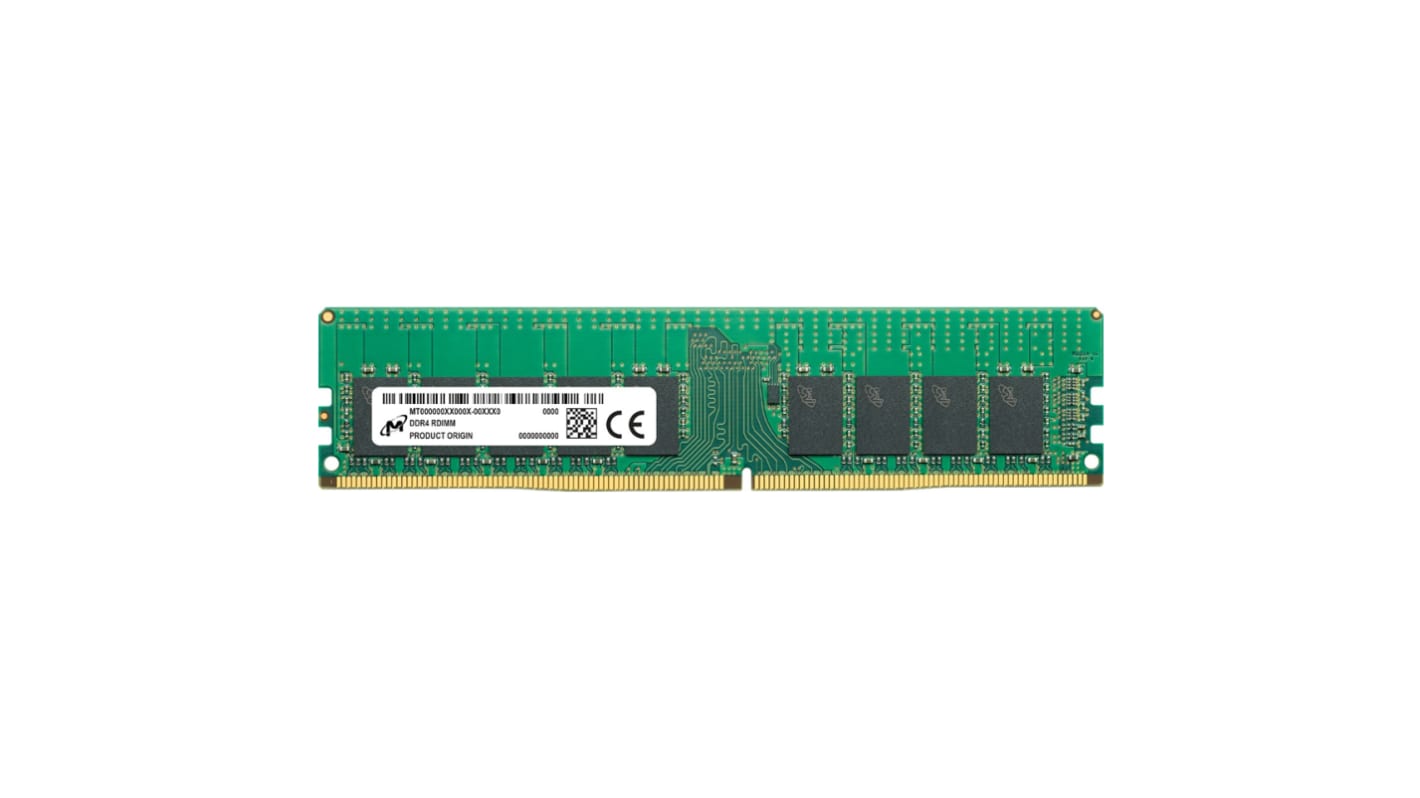 Micron 服务器内存, 8 GB, DDR4, 2933MHz, RDIMM插槽