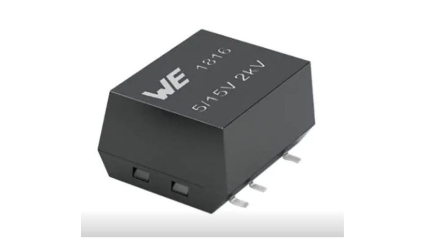 Wurth Elektronik DC/DC-Wandler Isoliert, ungeregelt 1-Kanal, 200mA SMD 8-Pin Fest