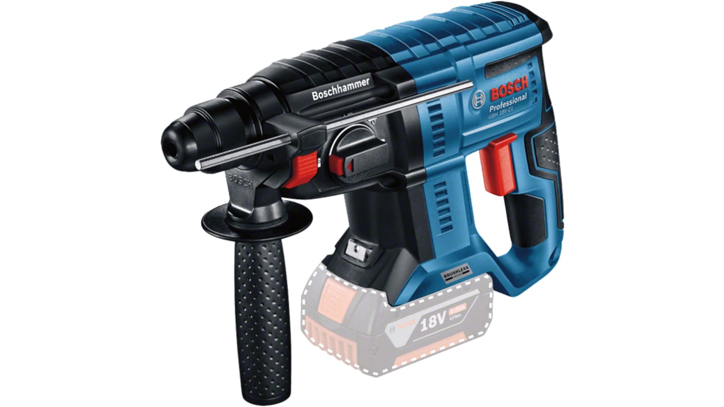 Taladro SDS Bosch a batería , batería no incluida de 18V, GBH 18V-21 batería no incluida