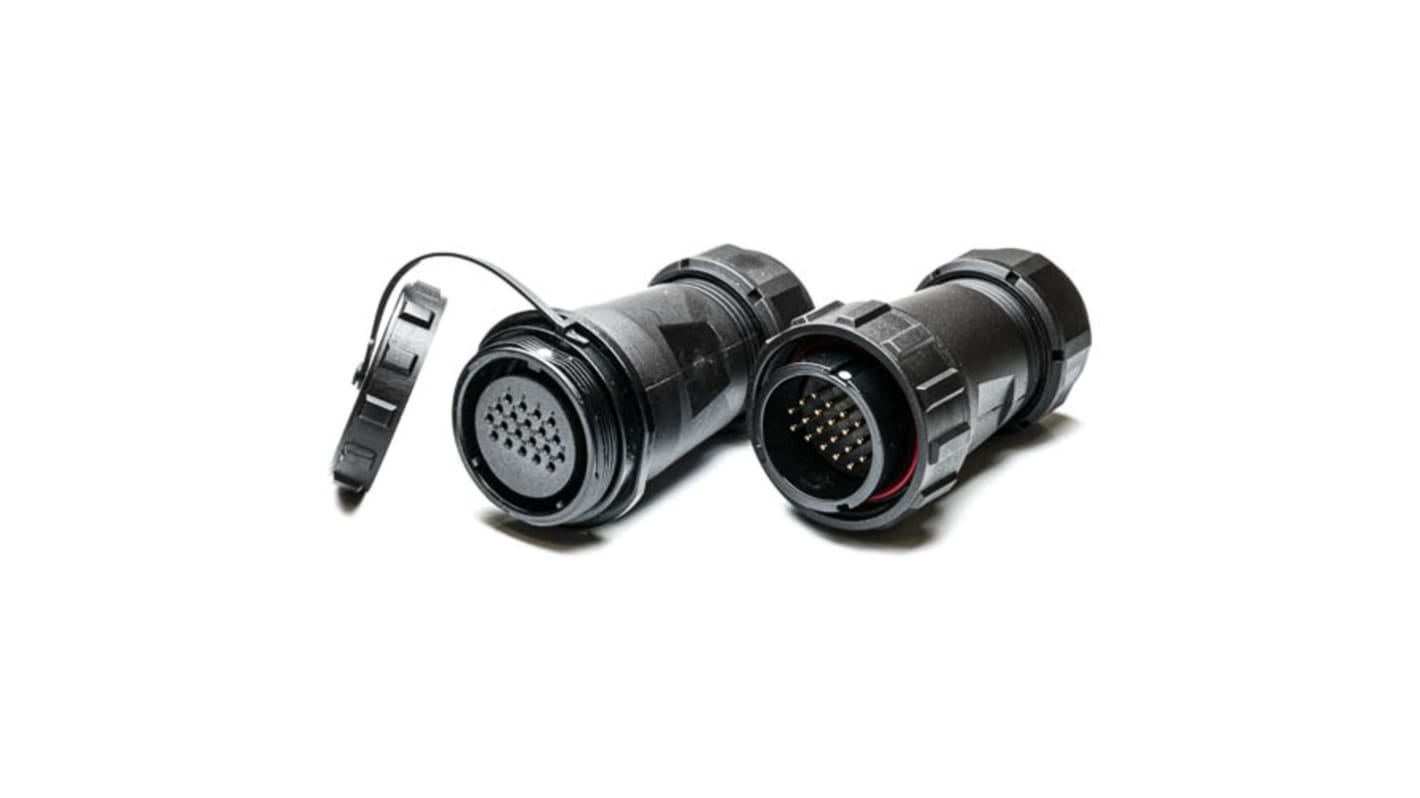 RS PRO Circular Connector, 20 Contacts, Cable Mount, Plug and Socket, Male and Female Contacts, IP68