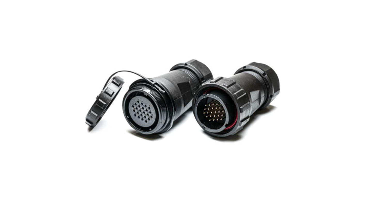 RS PRO Circular Connector, 24 Contacts, Cable Mount, Plug and Socket, Male and Female Contacts, IP68