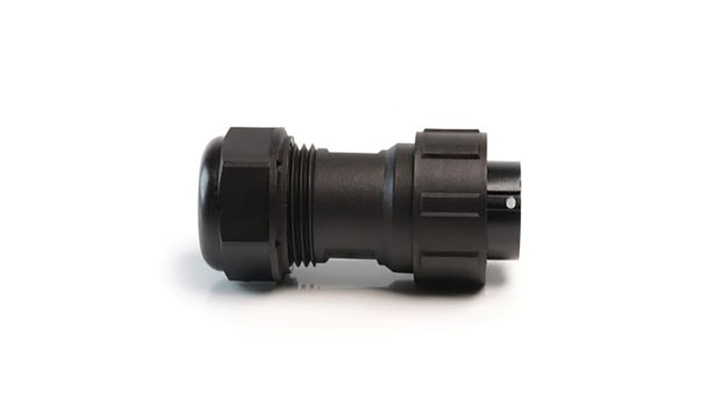 Conector circular RS PRO macho de 5 vías macho, montaje aéreo, IP68