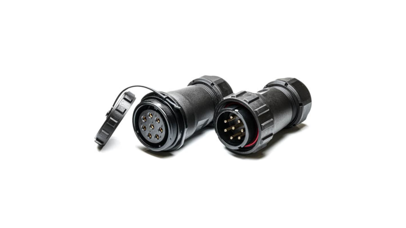 RS PRO Circular Connector, 8 Contacts, Cable MountPlug and Socket, Male and Female Contacts, IP68