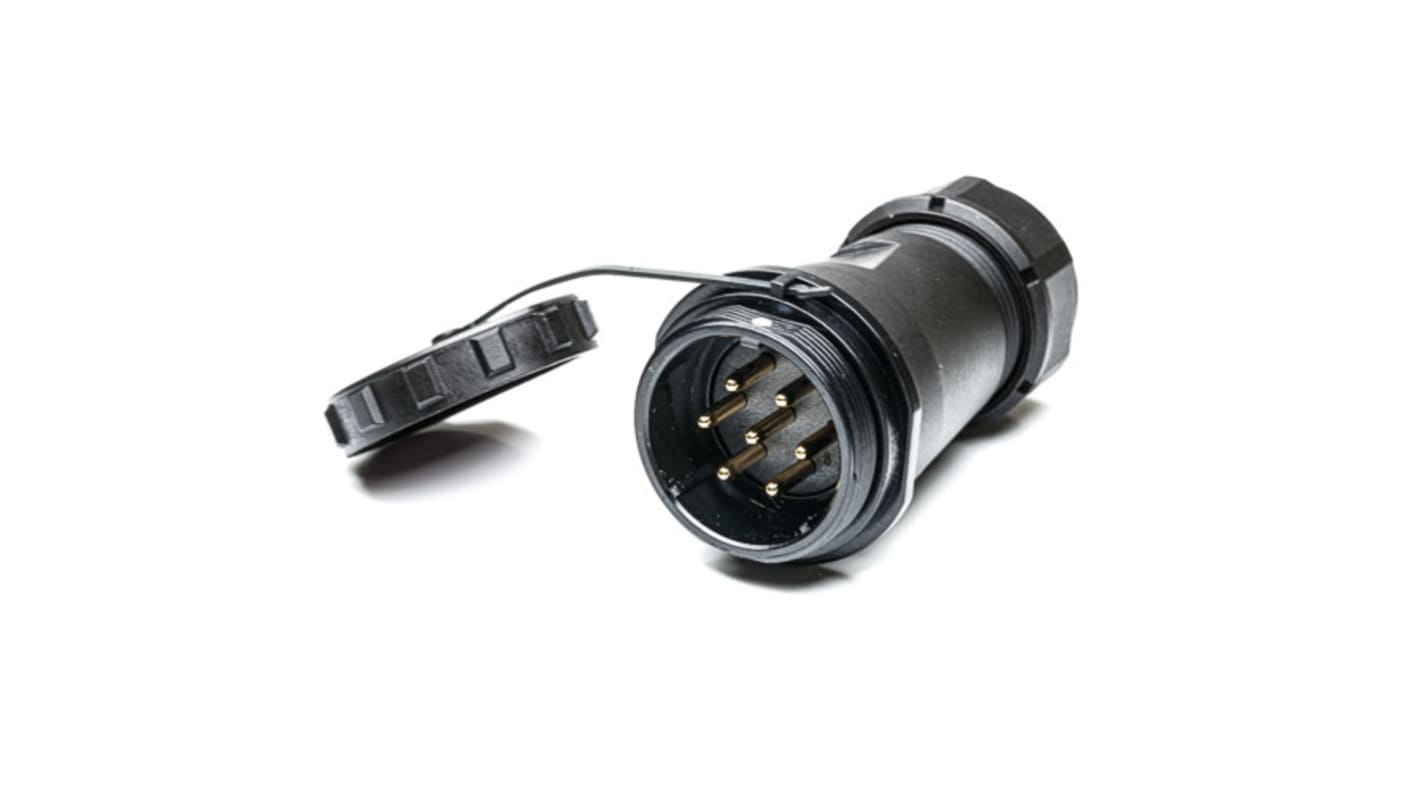 RS PRO Circular Connector, 7 Contacts, Cable Mount, Socket, Male, IP68