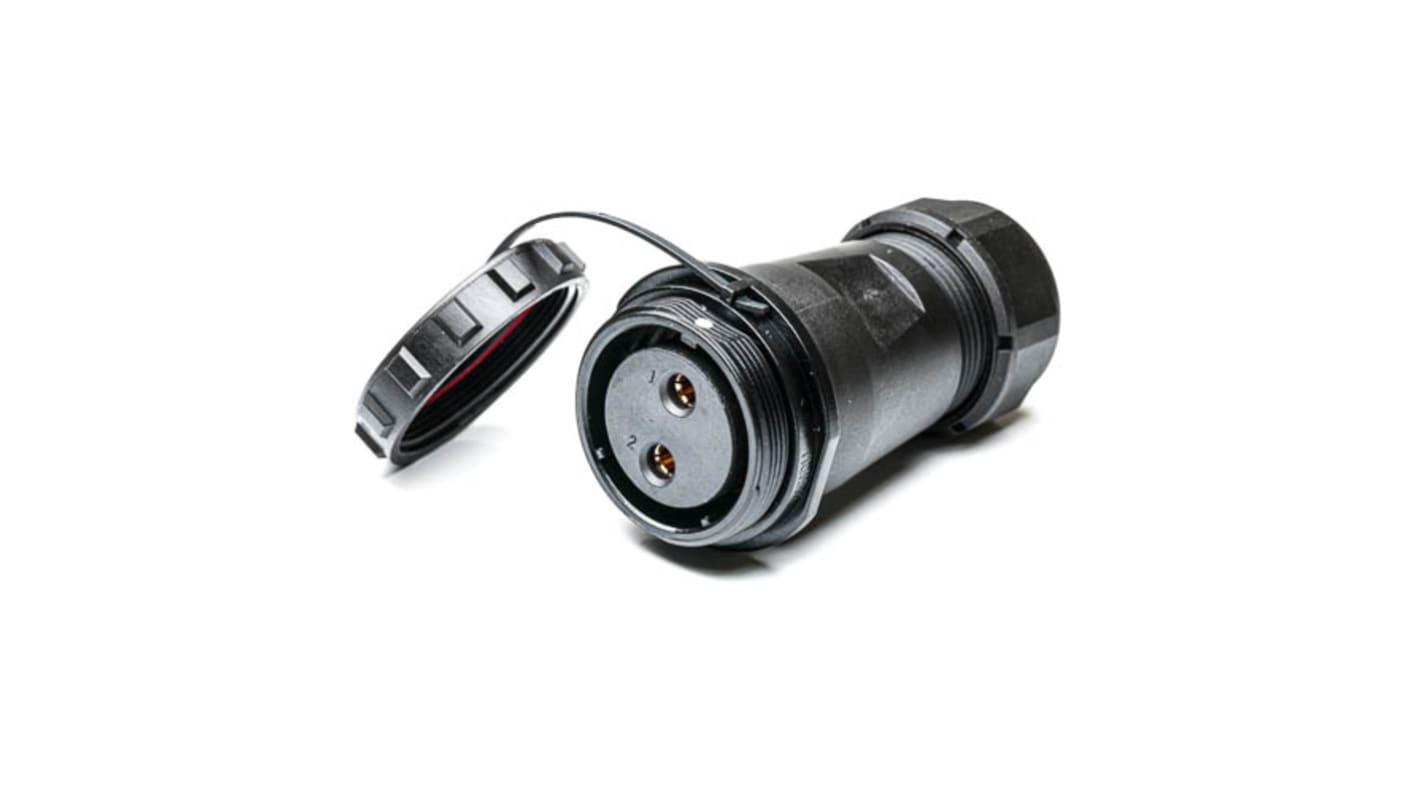 RS PRO Circular Connector, 2 Contacts, Cable Mount, Socket, Female, IP68