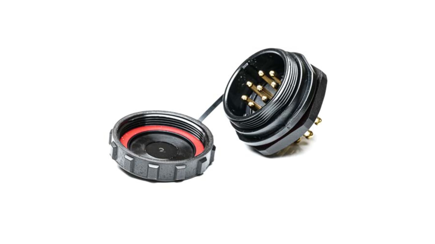 RS PRO Circular Connector, 8 Contacts, Rear Mount, Socket, Male, IP68