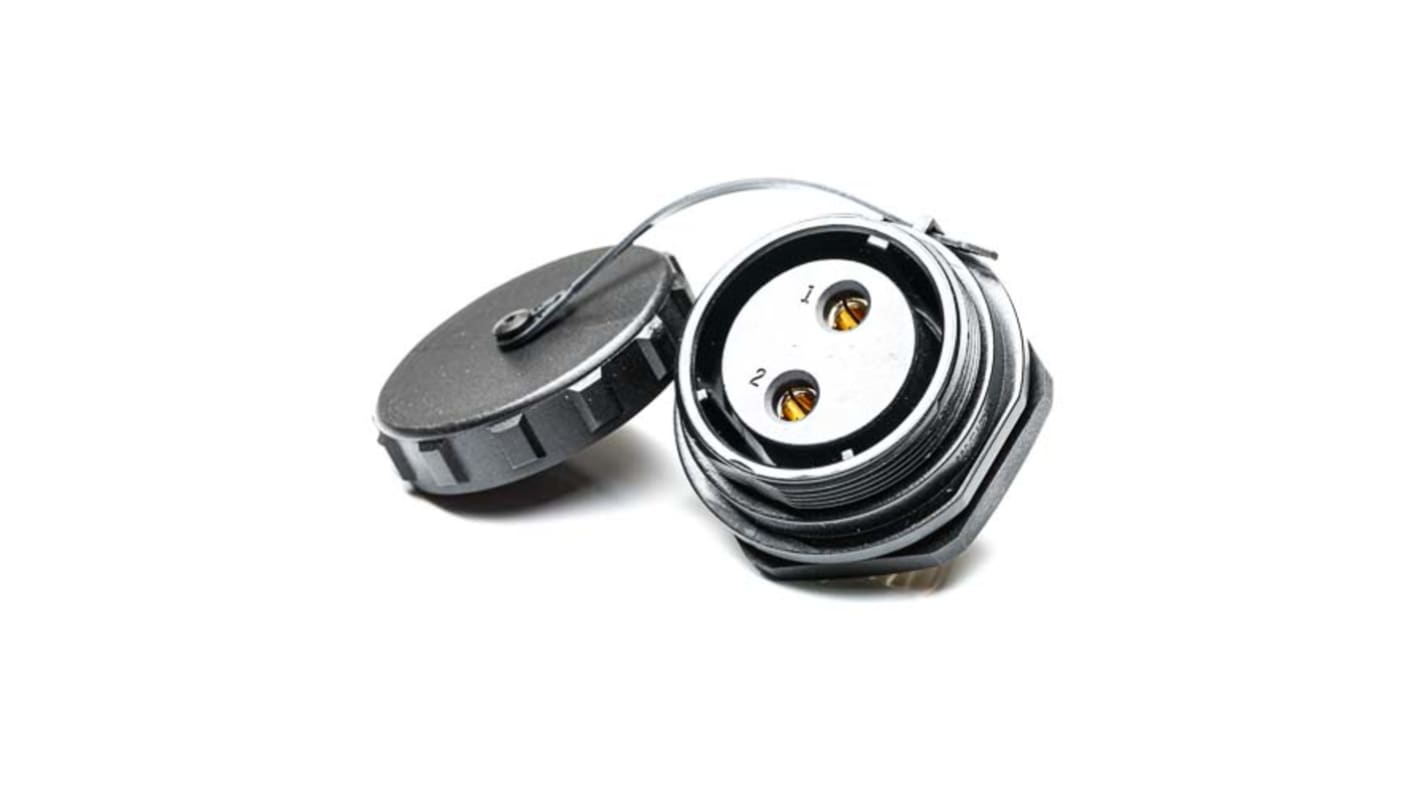 RS PRO Circular Connector, 2 Contacts, Rear Mount, Socket, Female, IP68