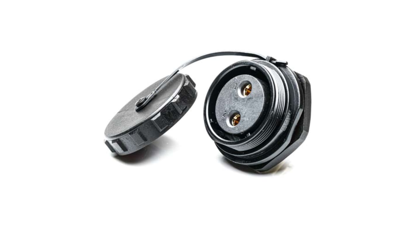 RS PRO Circular Connector, 2 Contacts, Rear Mount, Socket, Female, IP68