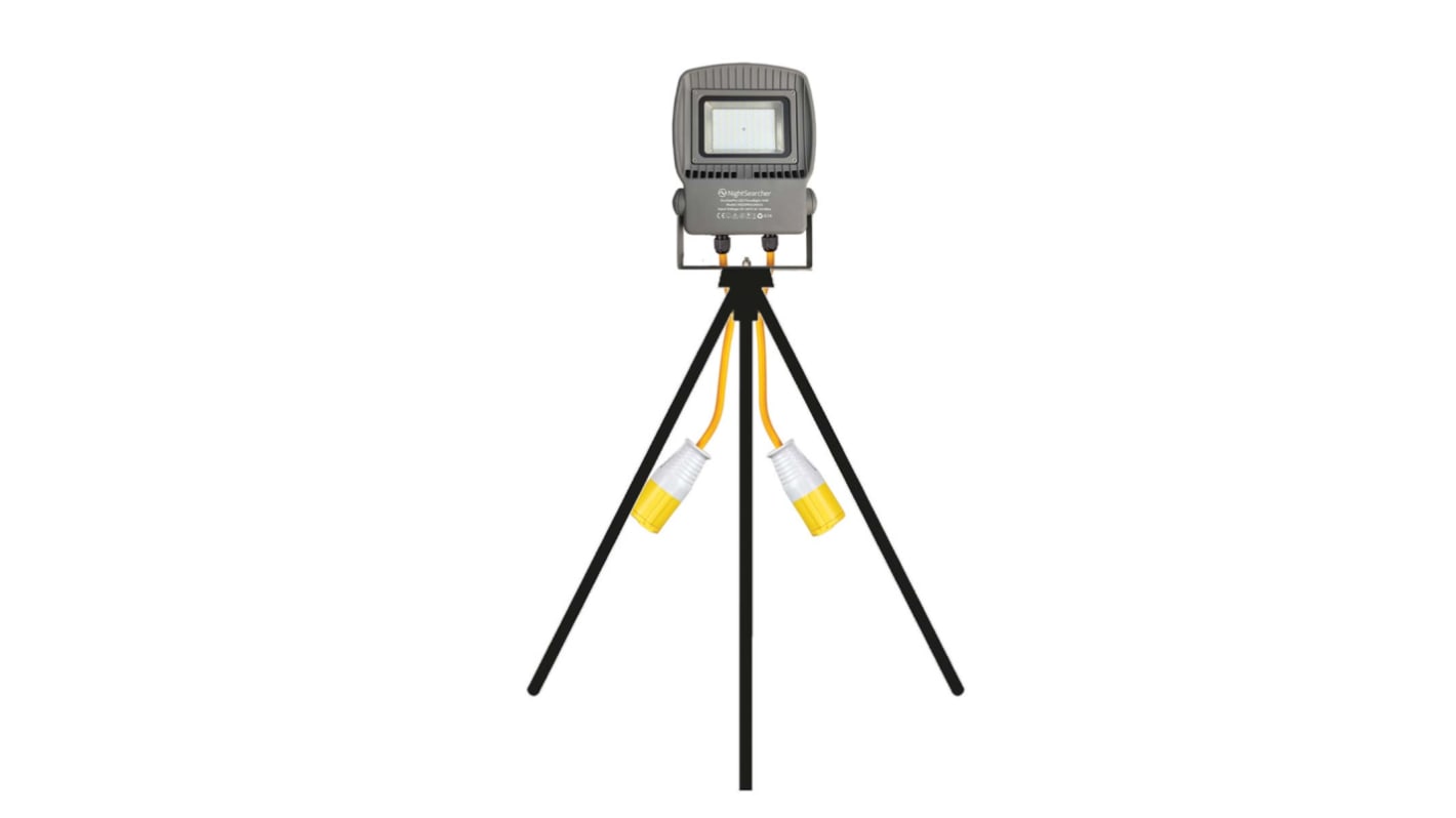 Nightsearcher LINKSTAR Linkable Floodlight, 96 LED, 50 W, 6000 Lumen, IP65, 110 V ac