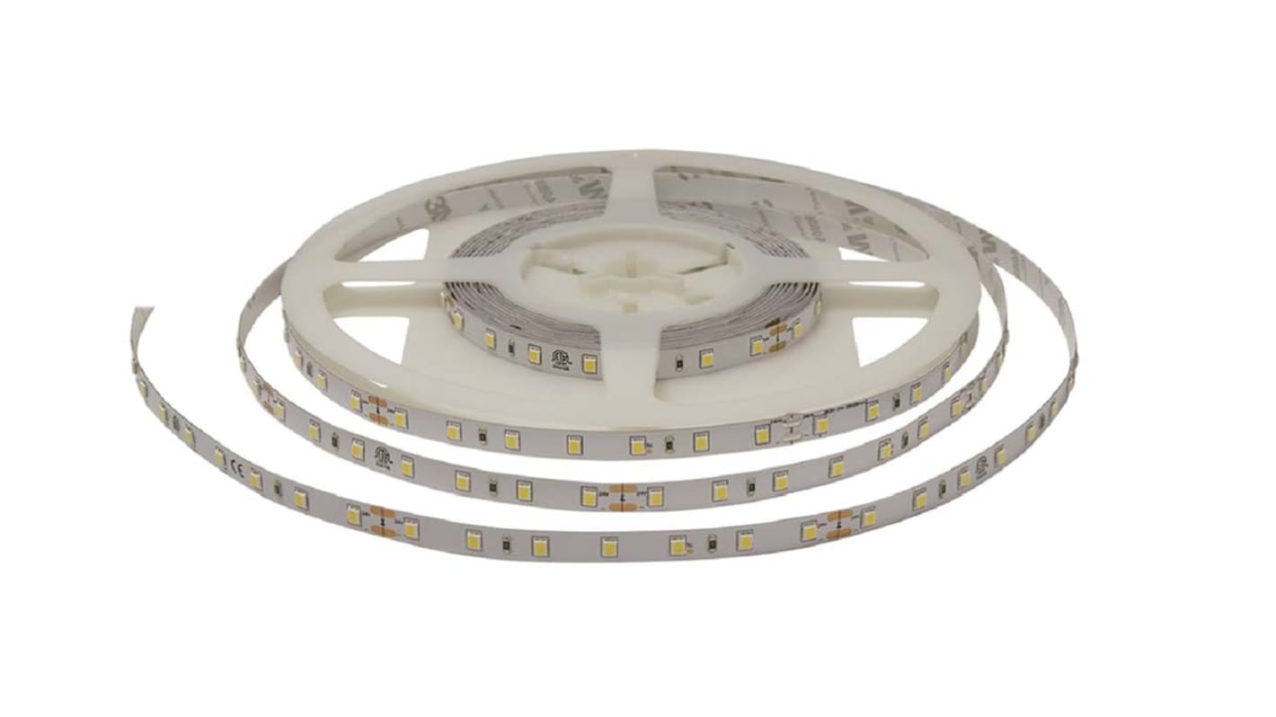 Tira de LED PowerLED Sunpower, 24V dc, color Blanco, tira de 5000mm x 8mm, 140 leds/m