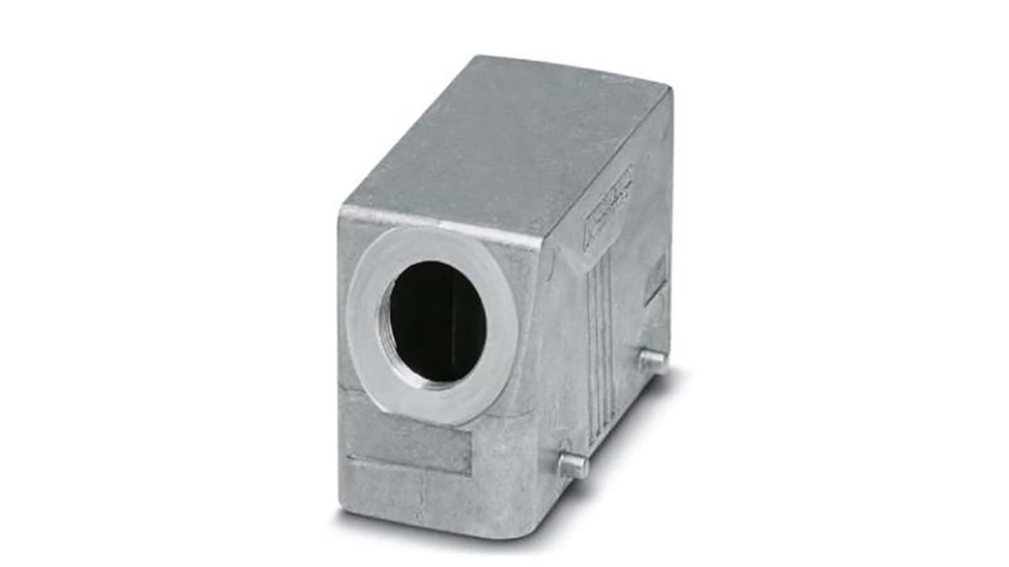 Base para conector industrial Phoenix Contact serie HC, con rosca PG21