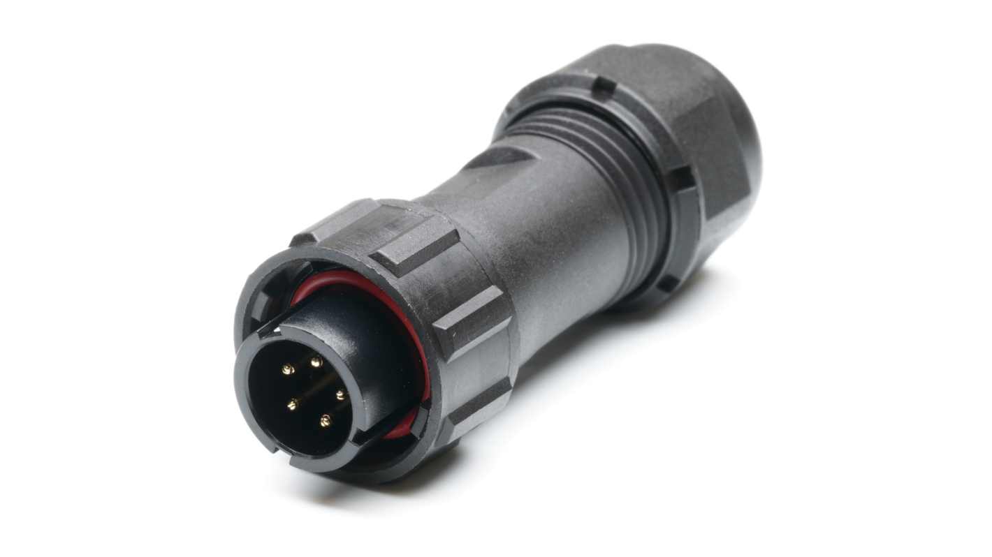RS PRO Circular Connector, 5 Contacts, Cable Mount, Plug, Male, IP67