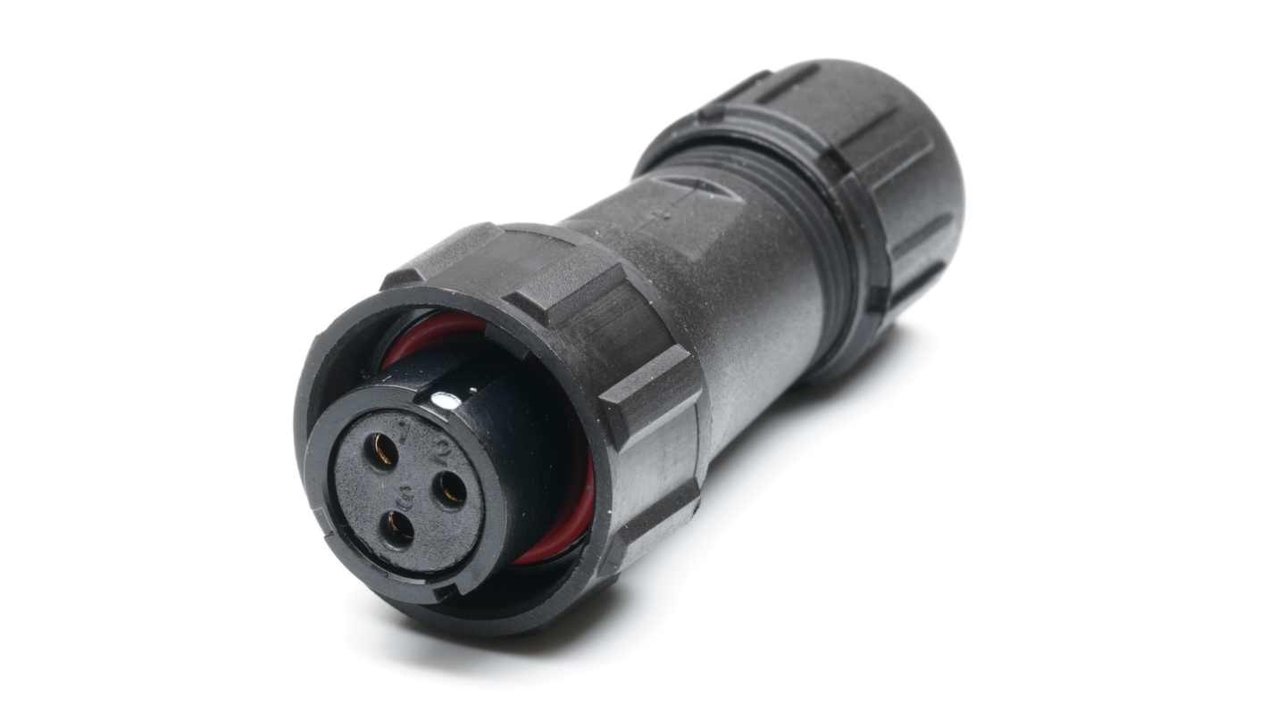 Connettore circolare RS PRO, maschio, Standard, 3 poli, Montaggio su cavo