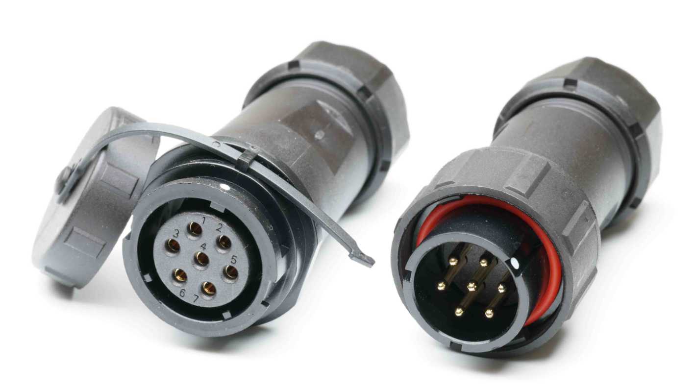 Connettore circolare RS PRO, maschio, femmina, Standard, 7 poli, Montaggio su cavo
