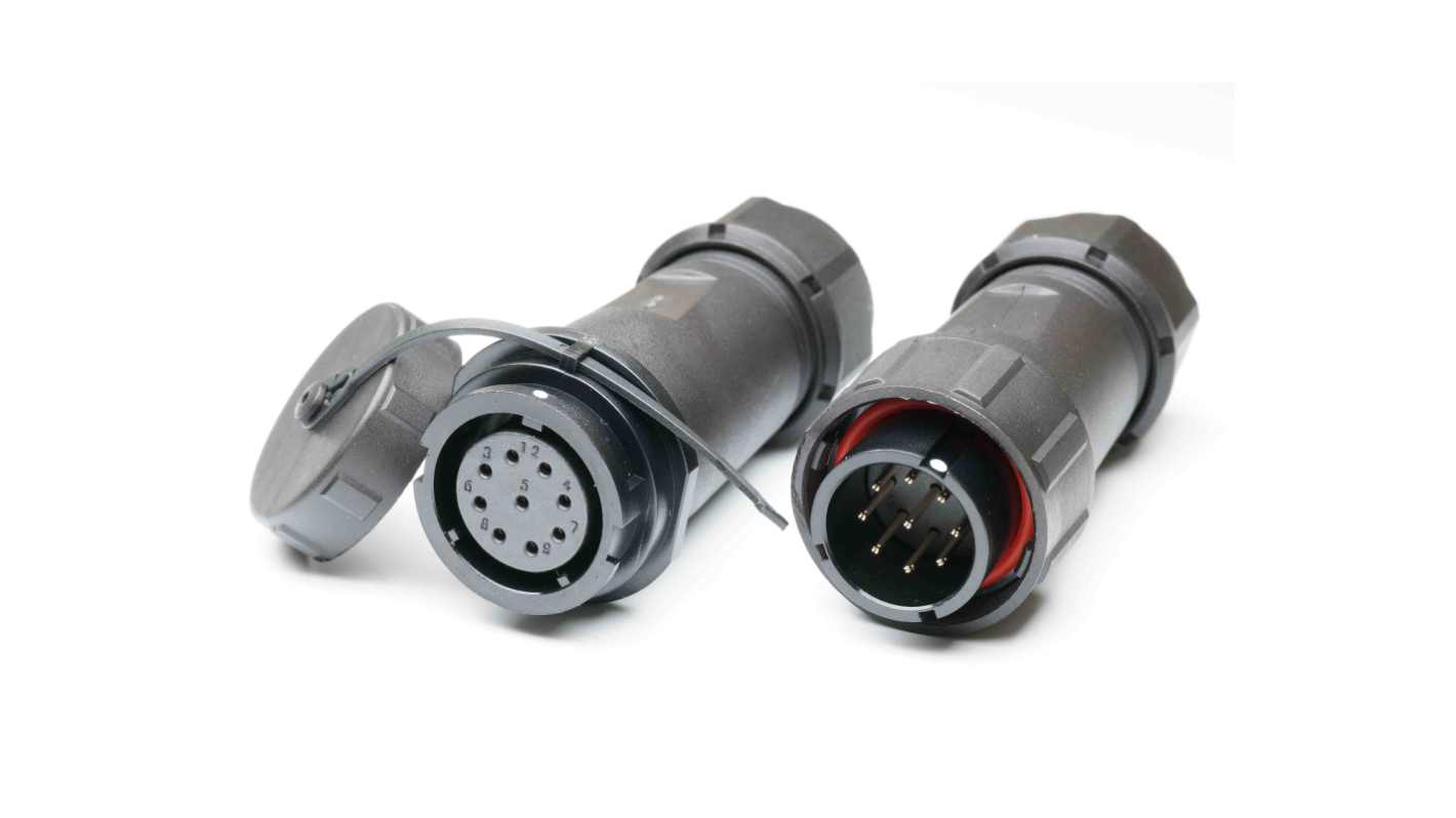 RS PRO Circular Connector, 9 Contacts, Cable MountPlug and Socket, Male and Female Contacts, IP67