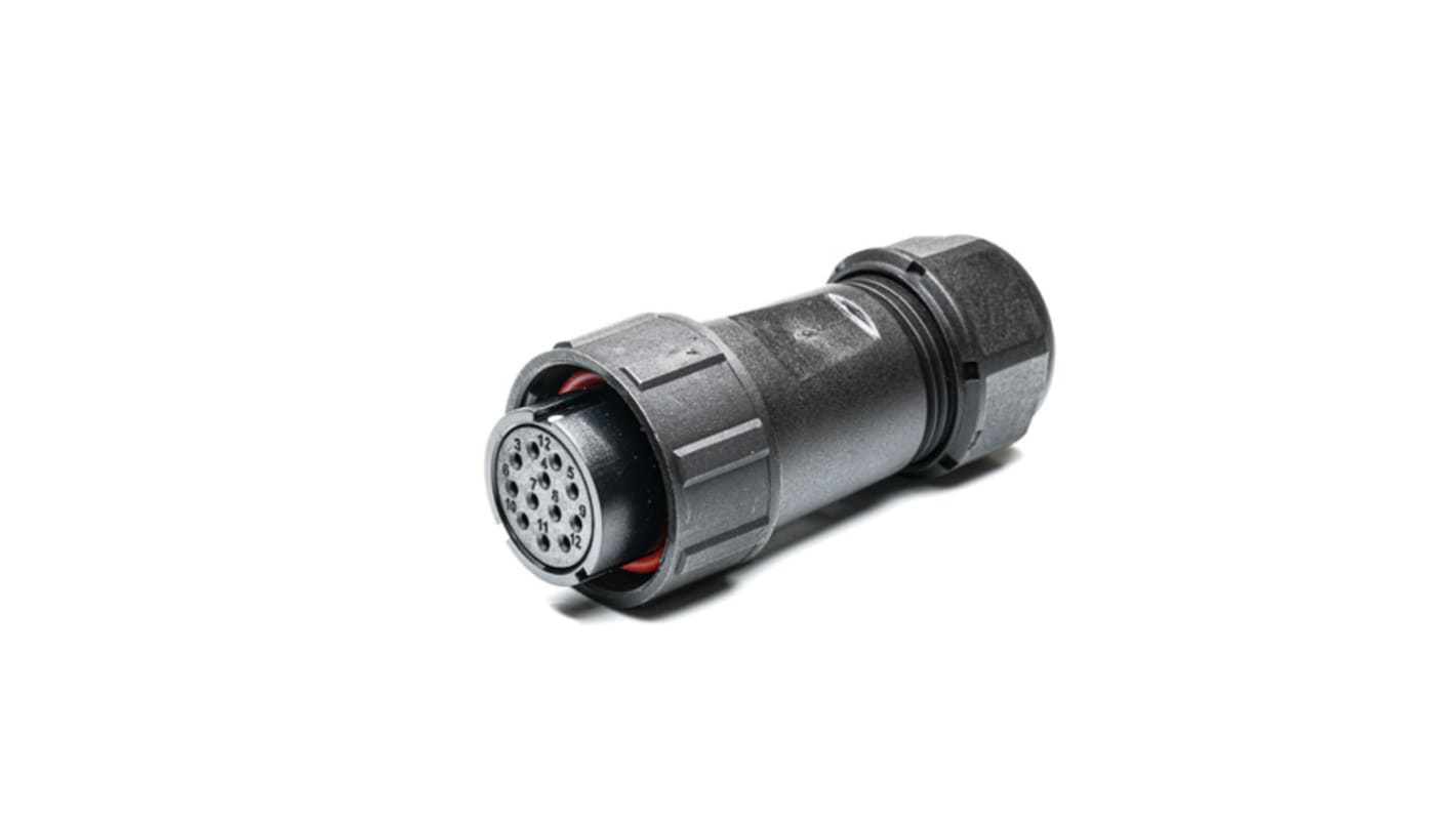 Connecteur circulaire RS PRO, Standard, 12 contacts, Montage sur câble, raccordement A souder