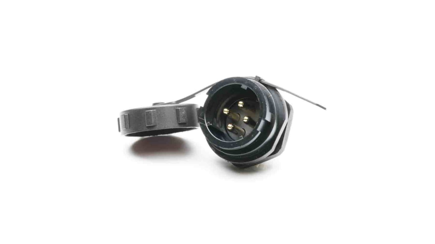 RS PRO Circular Connector, 4 Contacts, Front Mount, Socket, Male, IP67