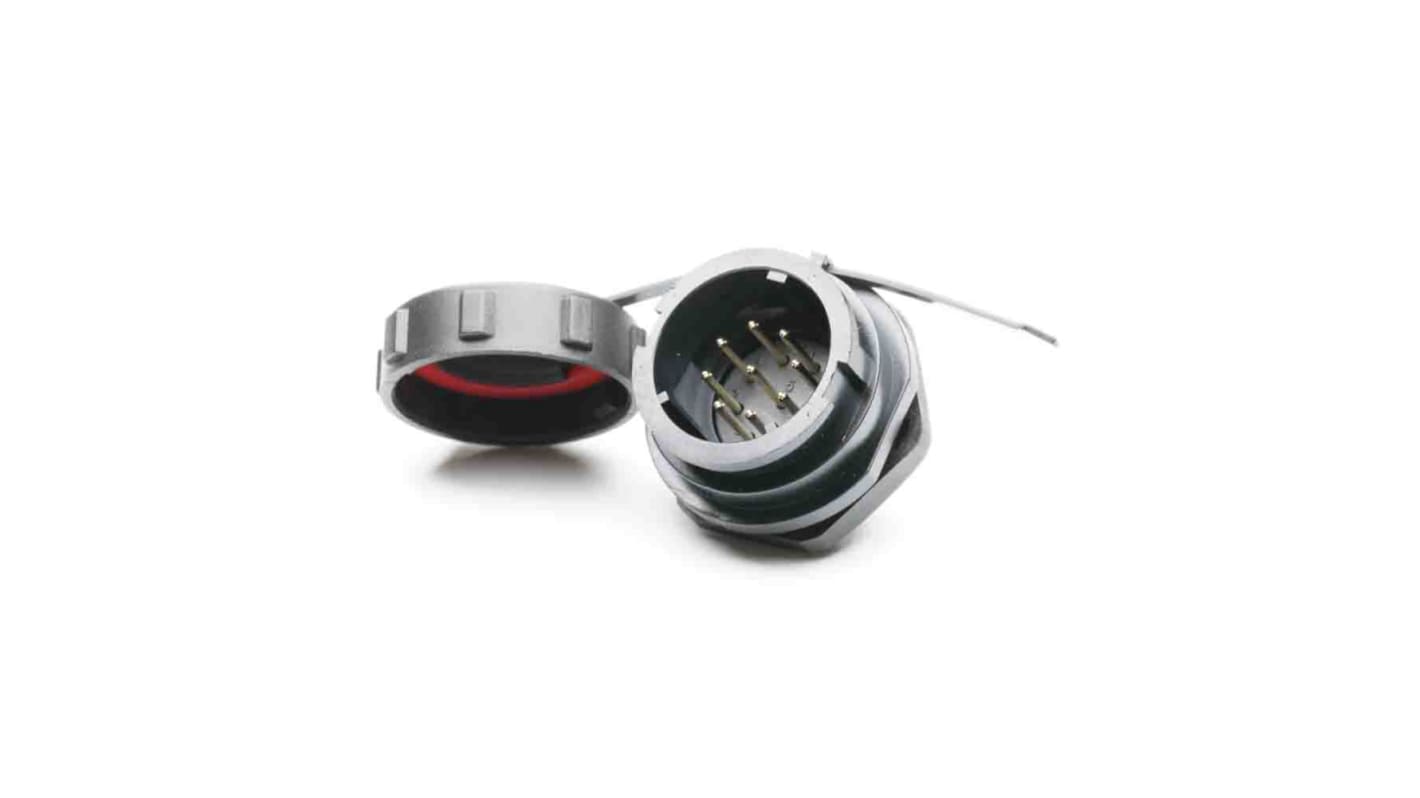 Connecteur circulaire RS PRO, Standard, 9 contacts, Montage avant, raccordement A souder