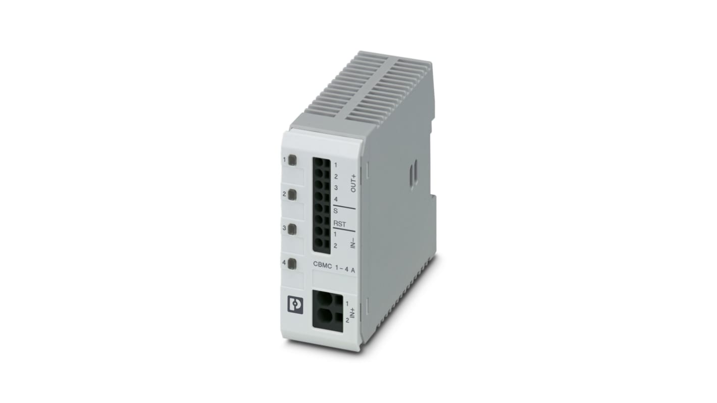Phoenix Contact Electronic Device Circuit Breaker Electronic Circuit breaker 4A 24V CBMC, 1 channels , DIN Rail Mount