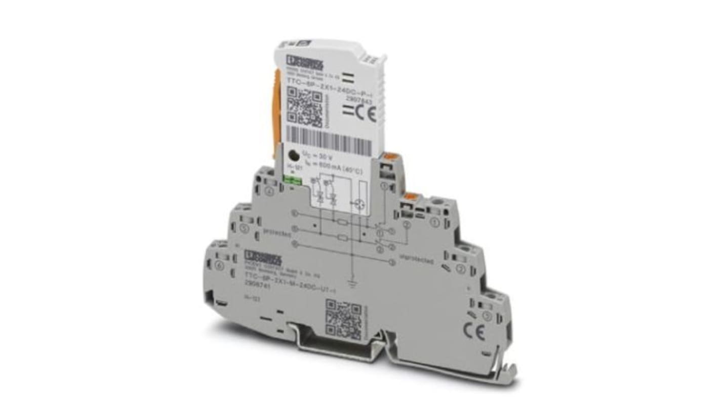 Phoenix Contact Surge Protector, 20kA, DIN Rail Mount