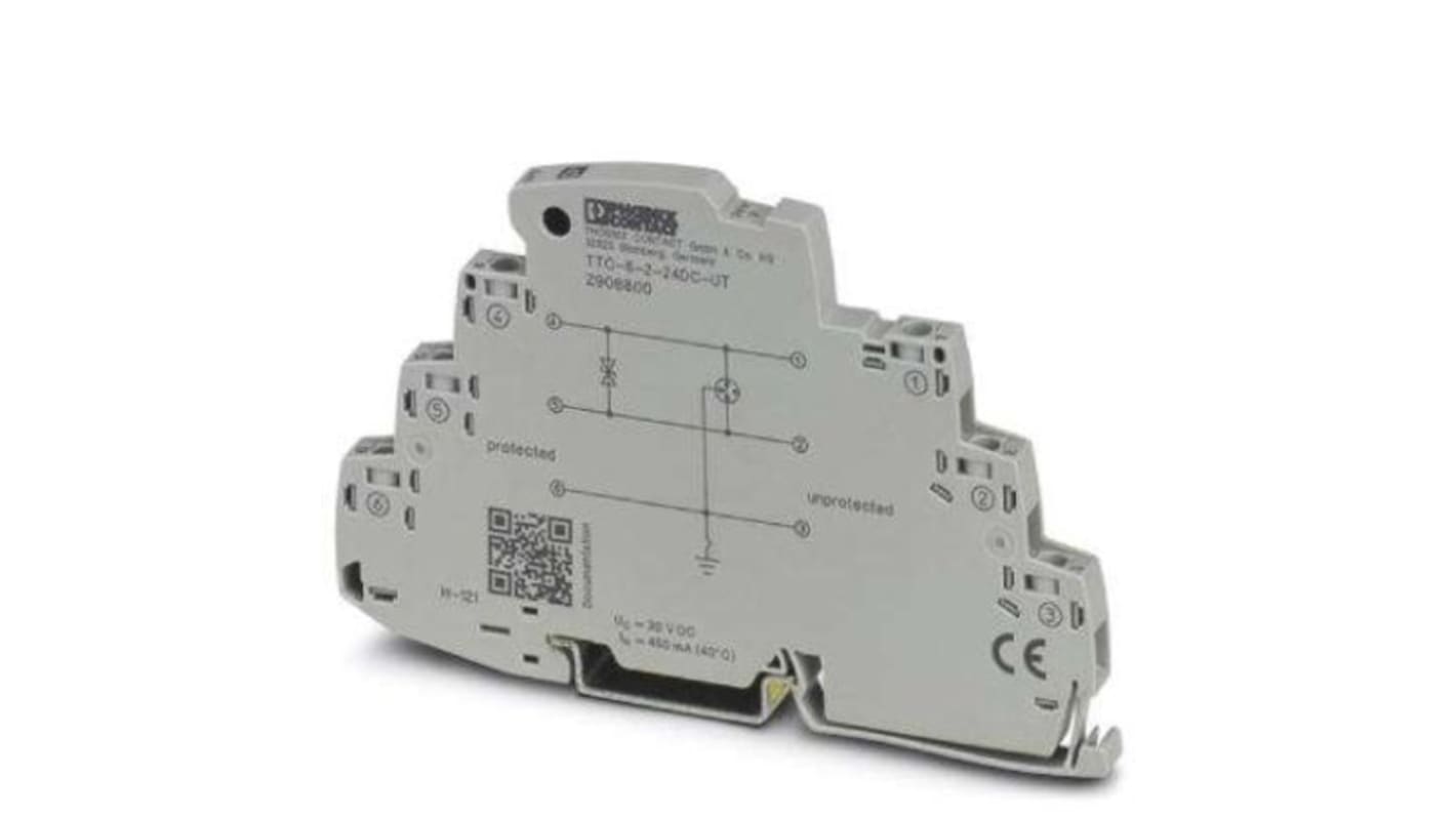 Phoenix Contact Surge Protector, DIN Rail Mount