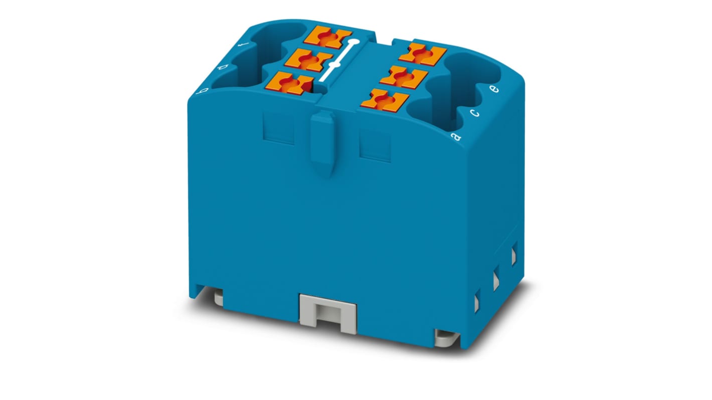 Blocco di distribuzione, Phoenix Contact, 6 vie 24A, 450 V
