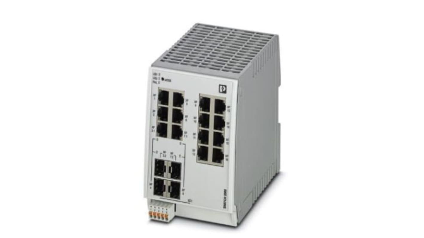 Phoenix Contact 以太网交换机, 12个RJ45口