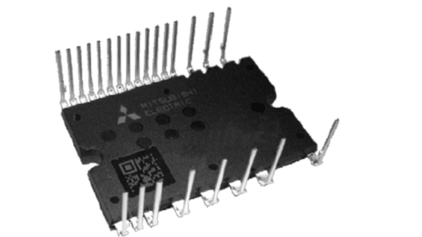 Mitsubishi Electric N沟道IGBT模块, 6个3 相晶体管, Ic 20, VCEO 600 V, power拨 码模块, 通孔安装