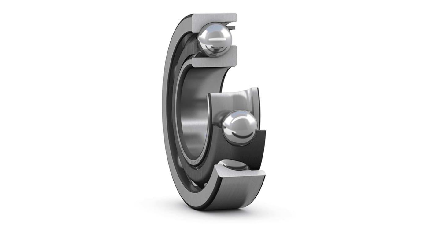 SKF 7208 BECBJ Single Row Angular Contact Ball Bearing- Open Type 40mm I.D, 80mm O.D