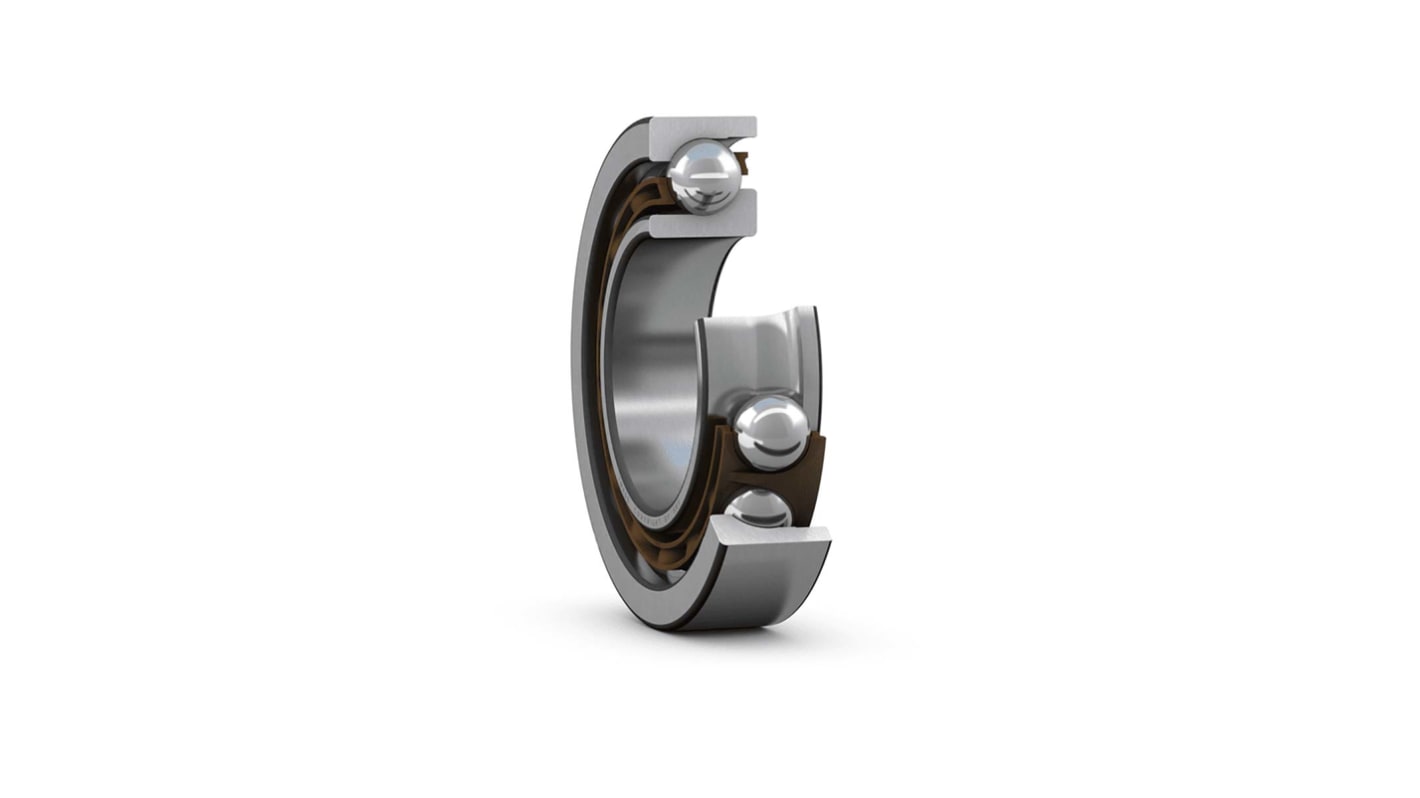 SKF 7311 BECBP Single Row Angular Contact Ball Bearing- Open Type 55mm I.D, 120mm O.D