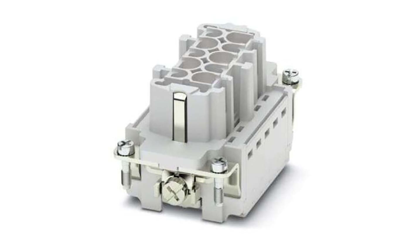 Phoenix Contact Heavy Duty Power Connector Insert, 16A, Female,  HC-HV03 Series, 3 Contacts