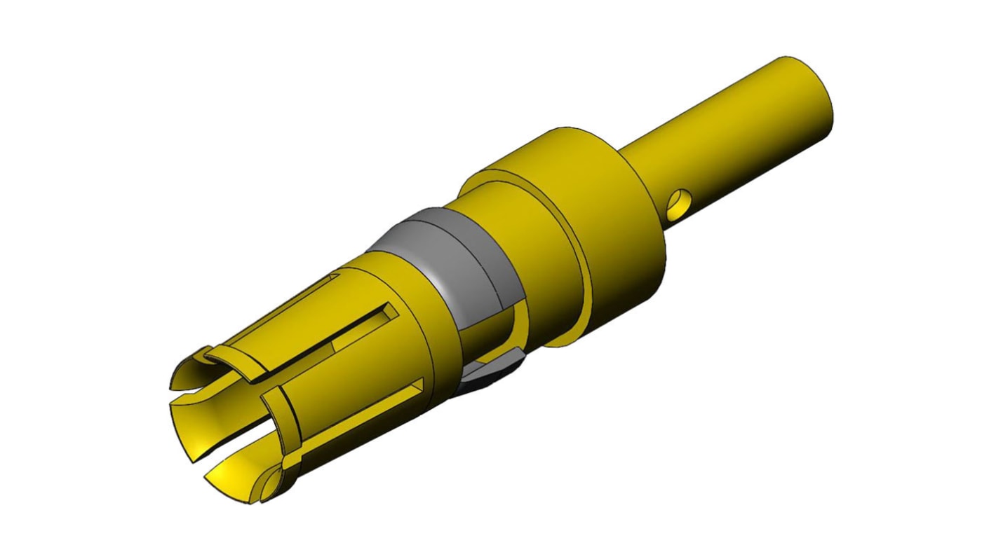 FCT from Molex, 173112 Series, size 16 → 20AWG Female Crimp D-Sub Connector Power Contact, Gold Power, 16