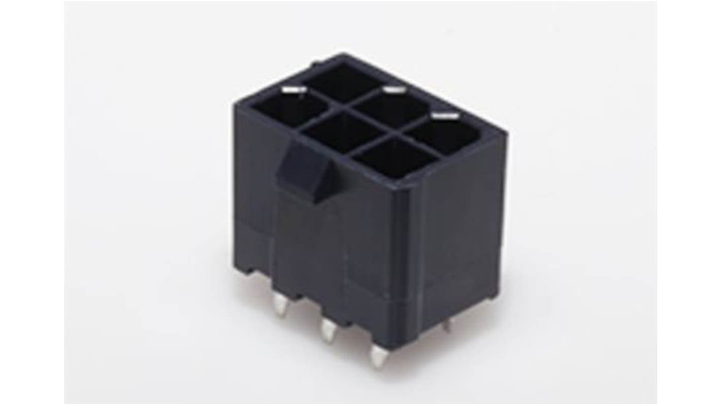 Wtyk PCB 6-pinowe raster: 4.2mm 2-rzędowe Molex Przewlekany