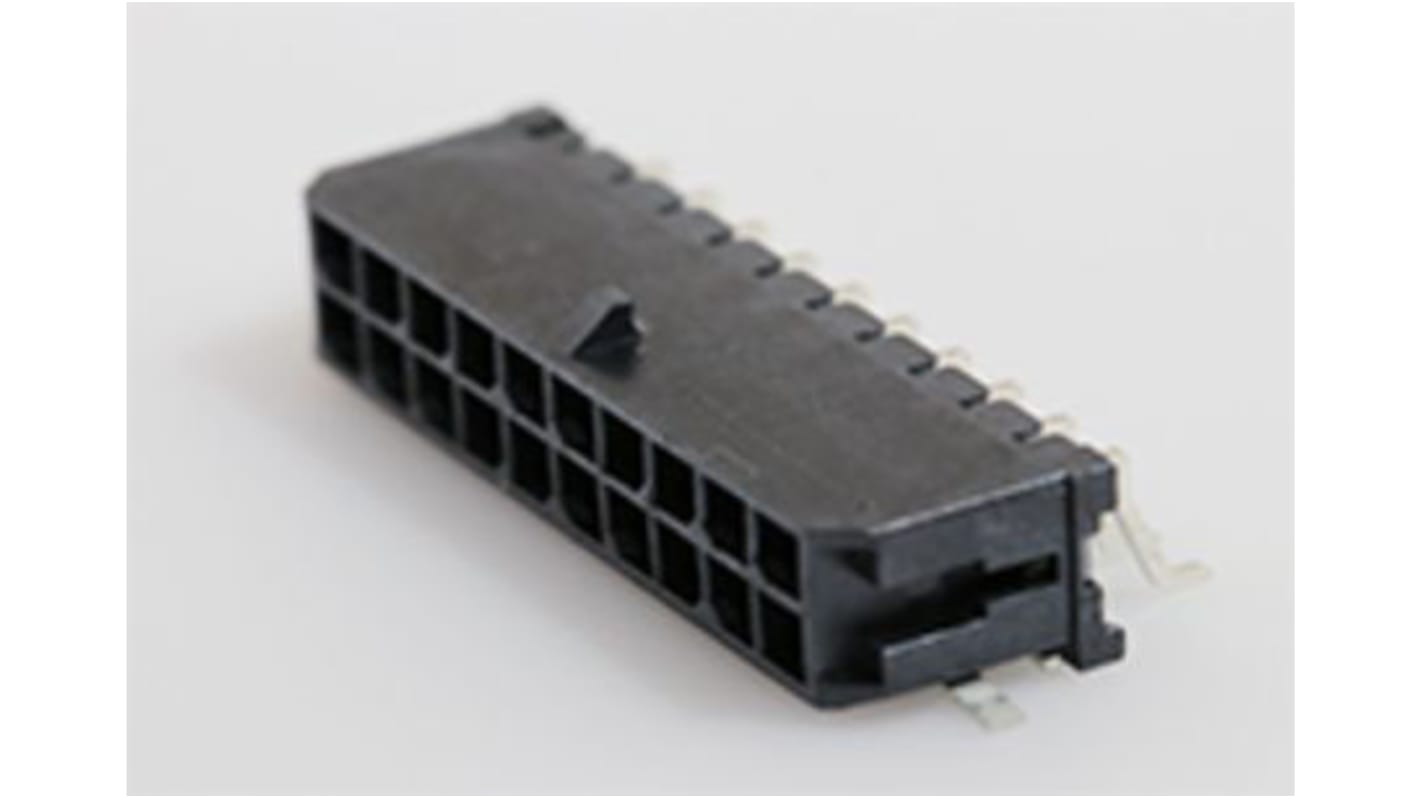 Molex 垂直 基板接続用ピンヘッダ 20極 3.0mm 2列, 表面実装