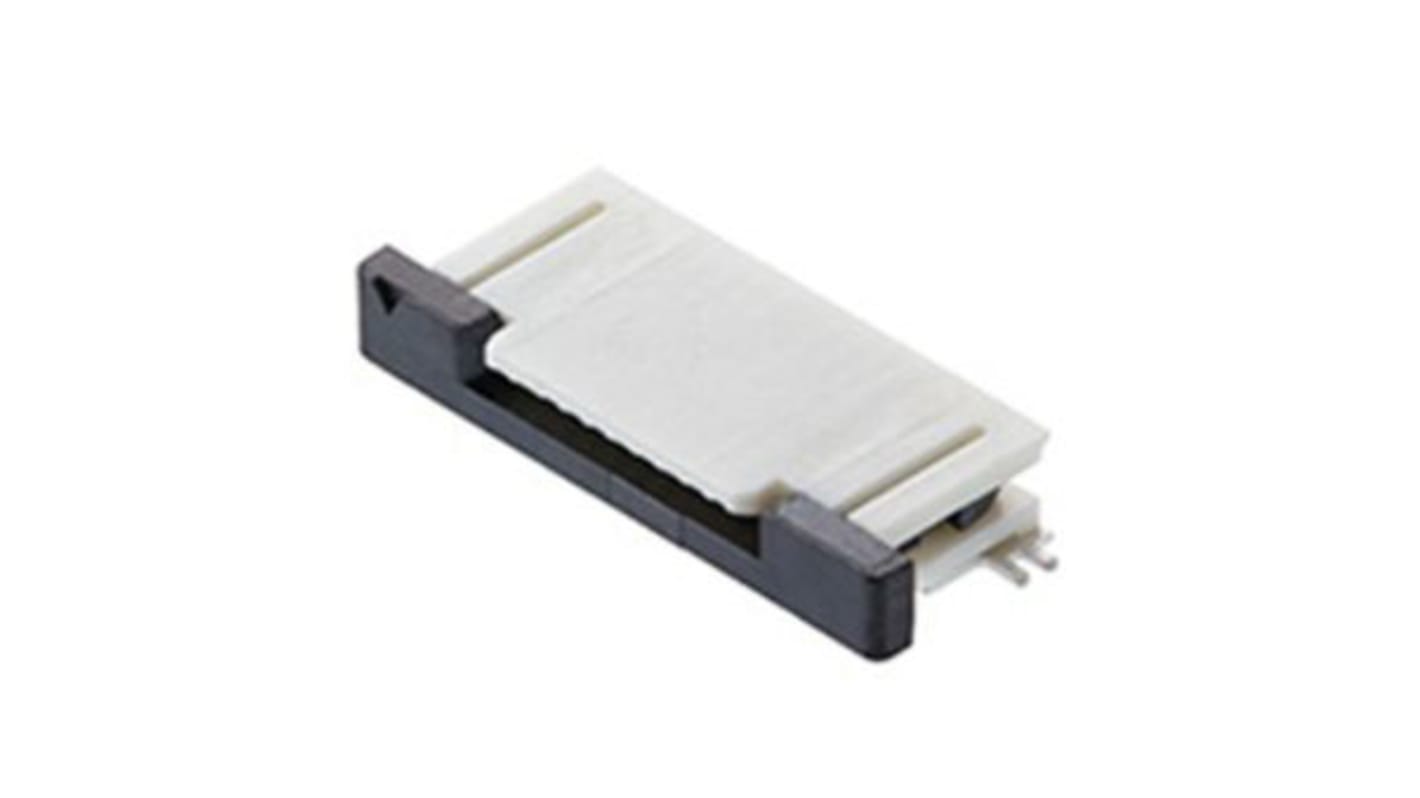 Molex FPC连接器, 母座, 12p, 0.5mm间距, SMT安装, 直角, Slider系列