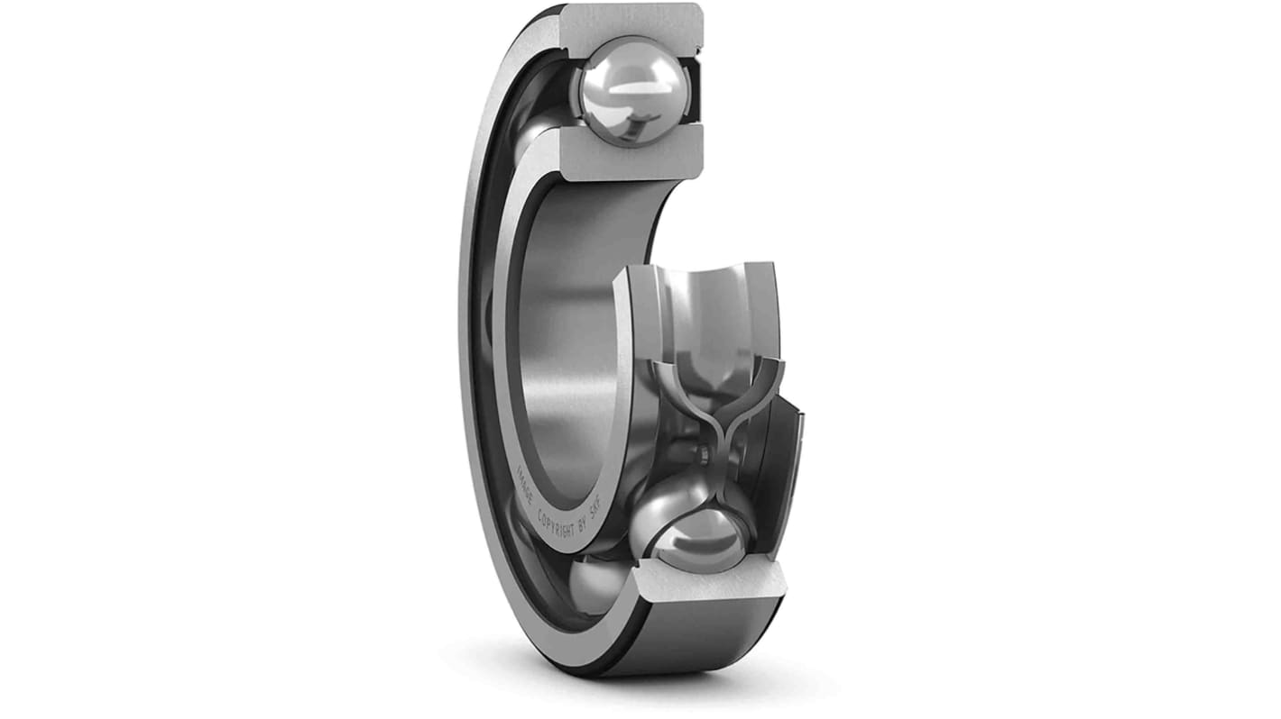 SKF 6304-Z Single Row Deep Groove Ball Bearing- One Side Shielded 20mm I.D, 52mm O.D